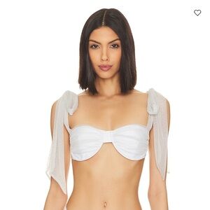 Beach Riot Drea Lurex Bikini Top // small